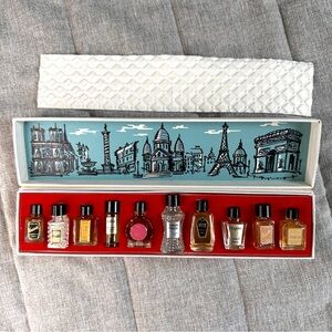 Vintage Mini Perfume Set Les Grands Parfum De France 10 Bottles Complete Set